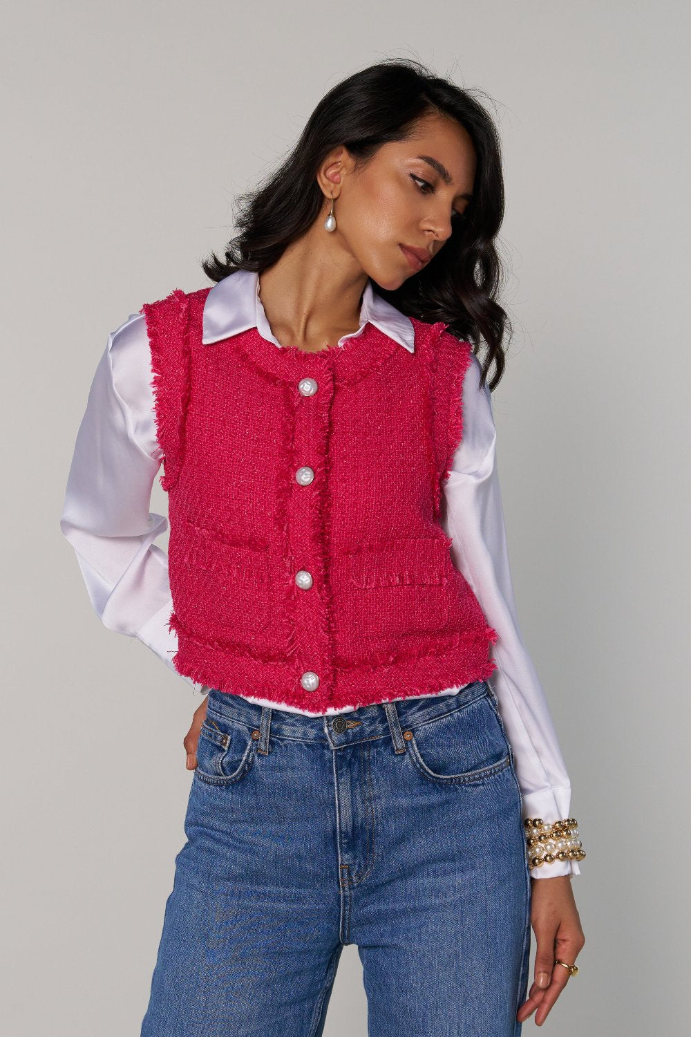 Kate Textured Vest