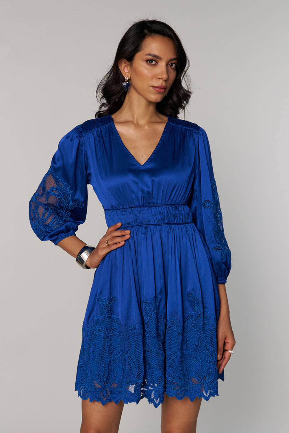 Karishma Bhalla In Our Chelsea Satin Dress