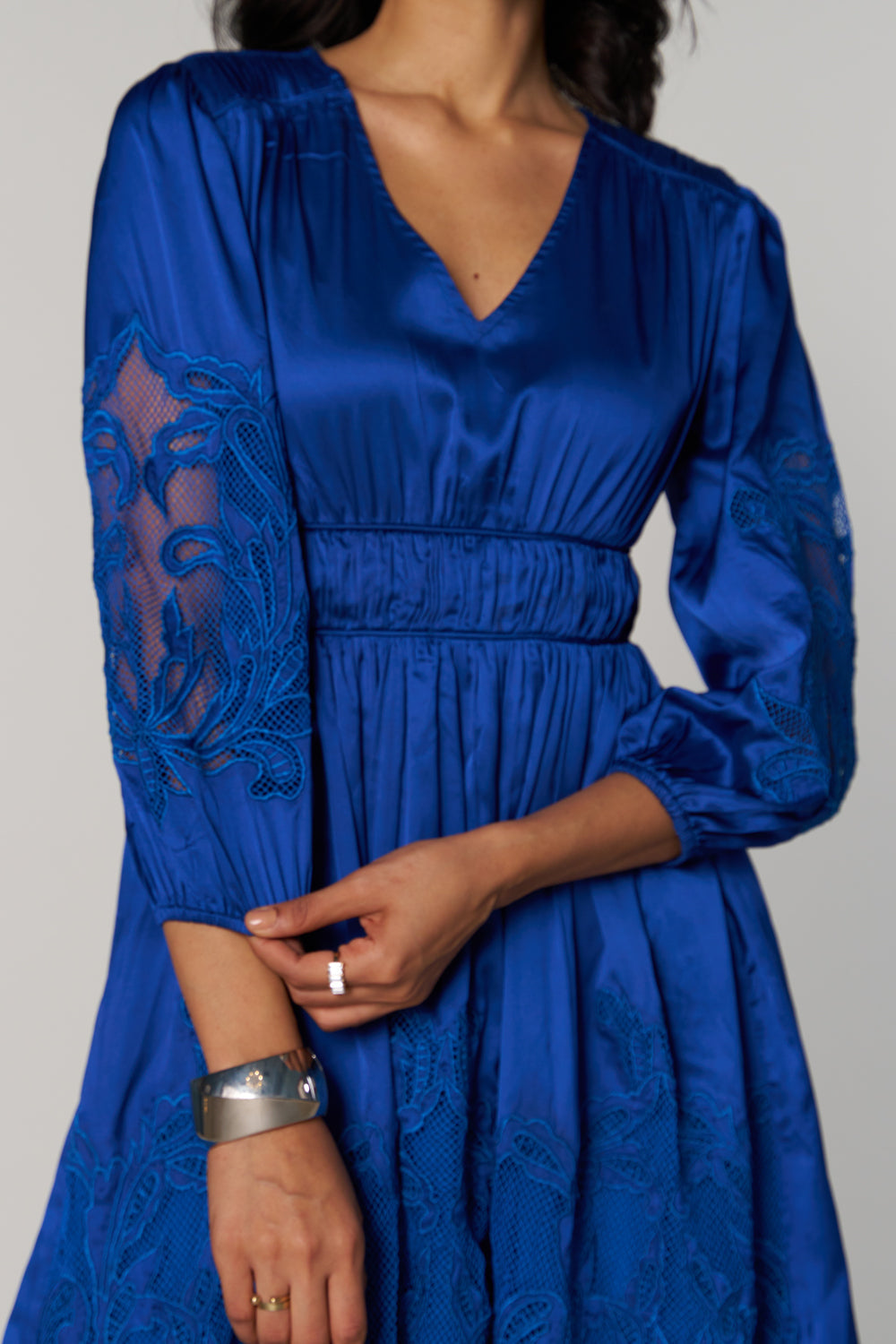 Karishma Bhalla In Our Chelsea Satin Dress