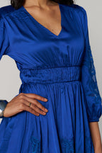 Karishma Bhalla In Our Chelsea Satin Dress