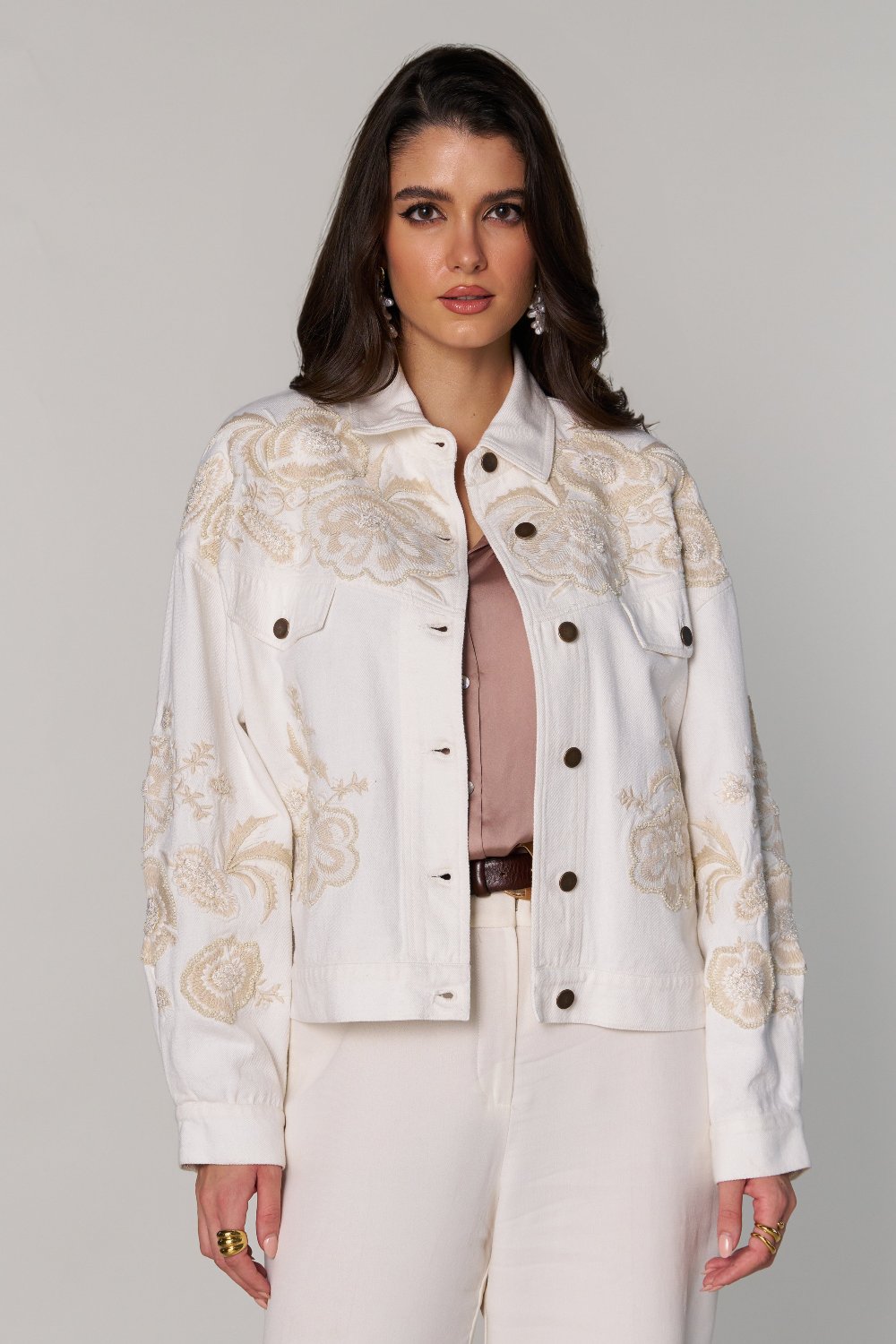 Divya Bhopana In Our Adeline Embroidered Jacket
