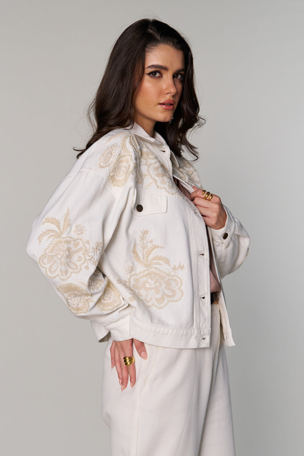 Divya Bhopana In Our Adeline Embroidered Jacket