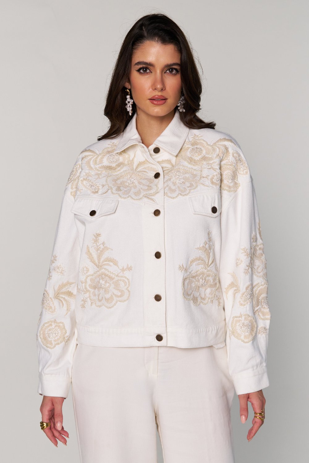 Divya Bhopana In Our Adeline Embroidered Jacket