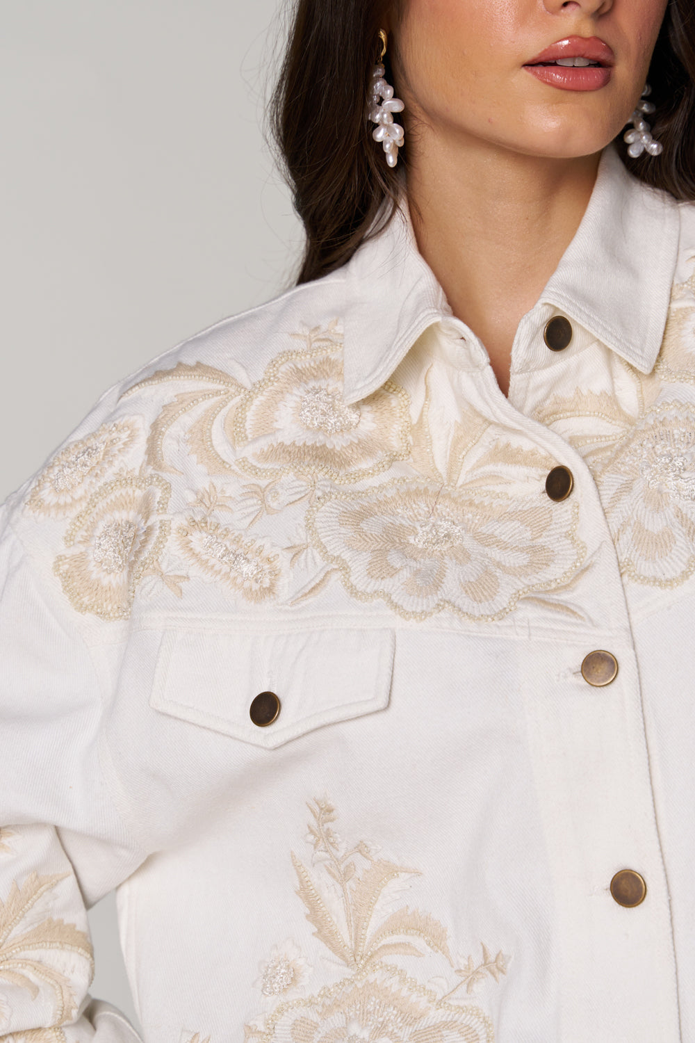 Divya Bhopana In Our Adeline Embroidered Jacket