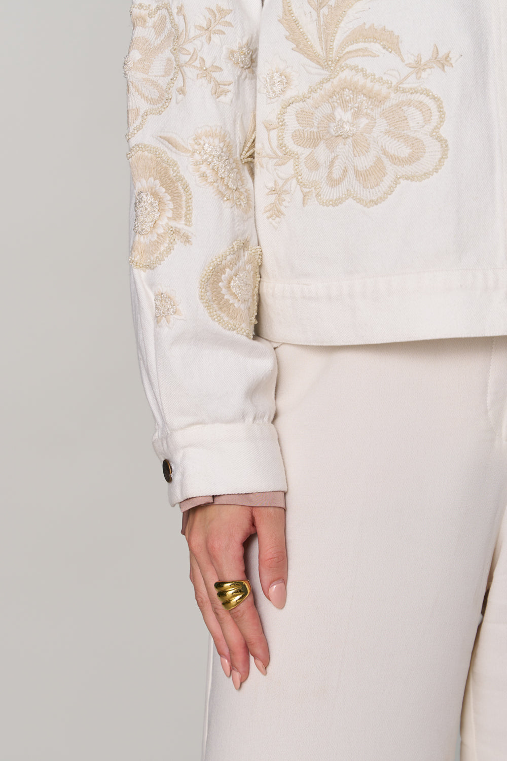 Divya Bhopana In Our Adeline Embroidered Jacket