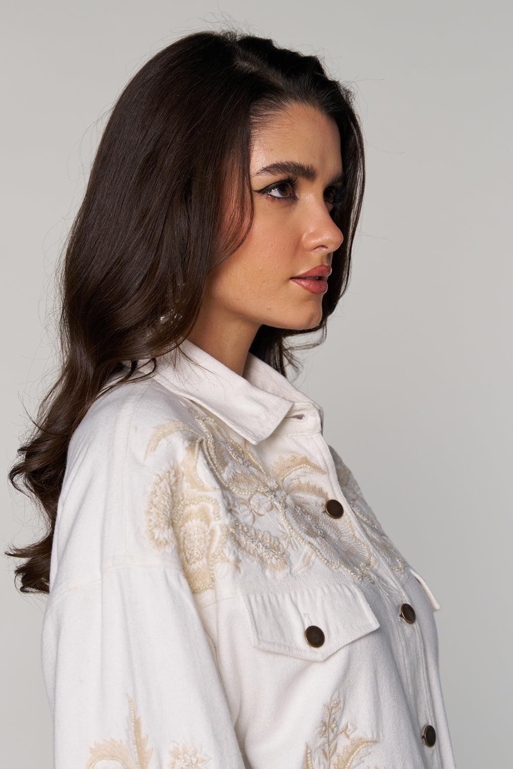 Divya Bhopana In Our Adeline Embroidered Jacket