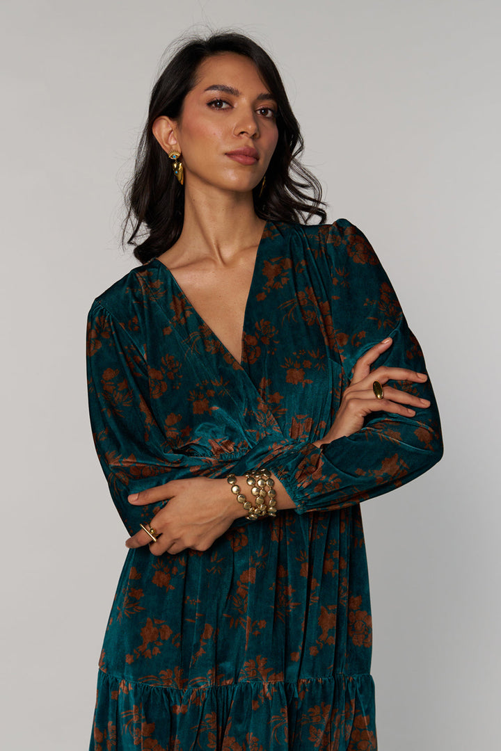 Mehak Jain In Our Madison Velvet Dress