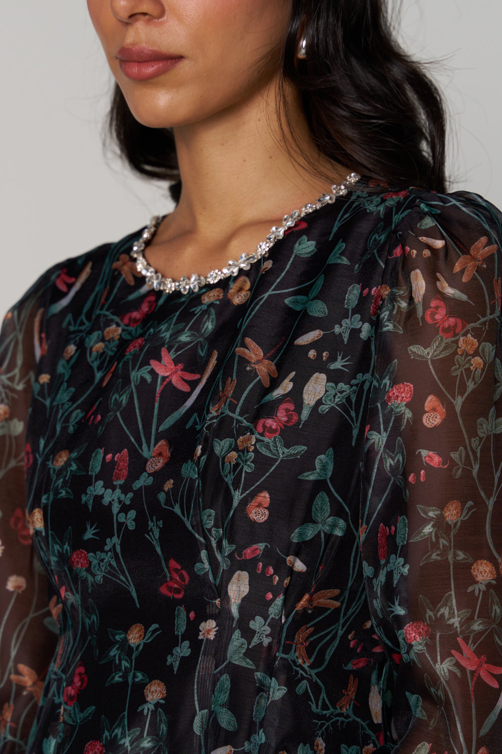 Nikita Vasdev In Our Victoria Floral Dress
