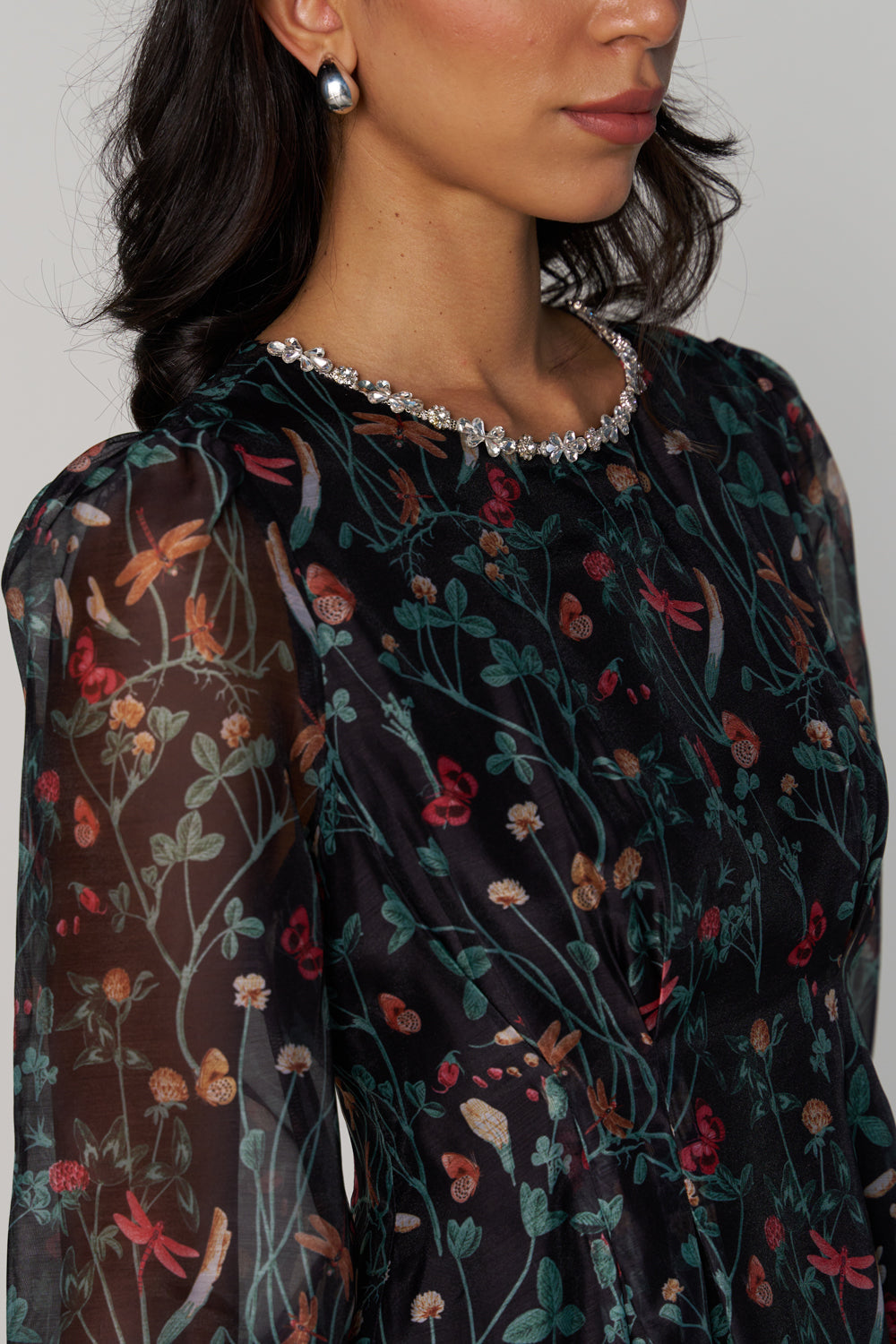 Nikita Vasdev In Our Victoria Floral Dress