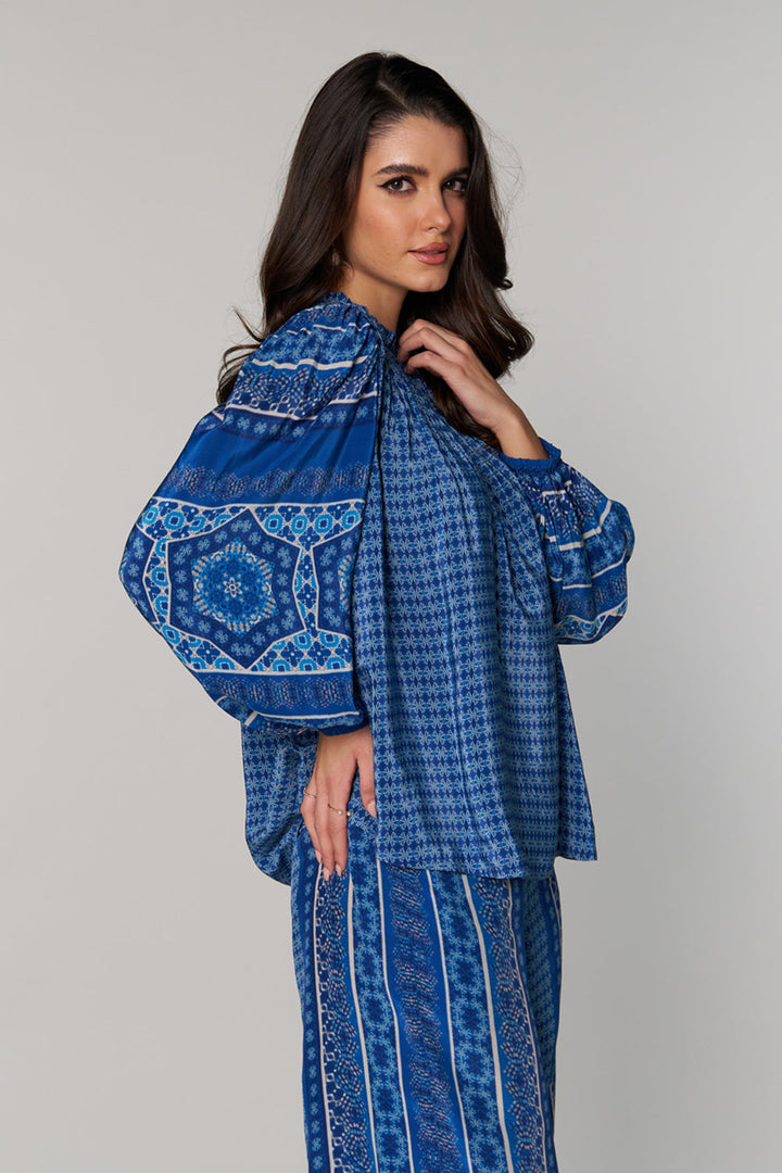Urmi Daga In Our Denver Mulberry Blouse