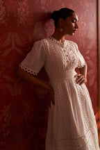 Sneha Adwani In Our Sabrina White Dress