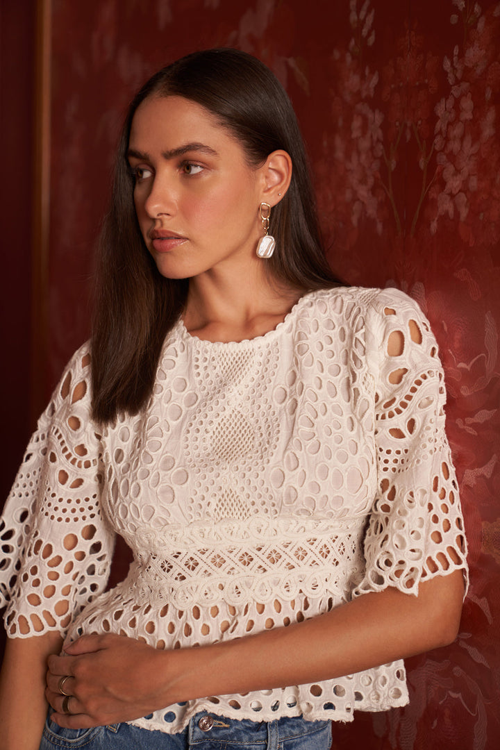 Tushita Mehta In Our Alice Peplum Top