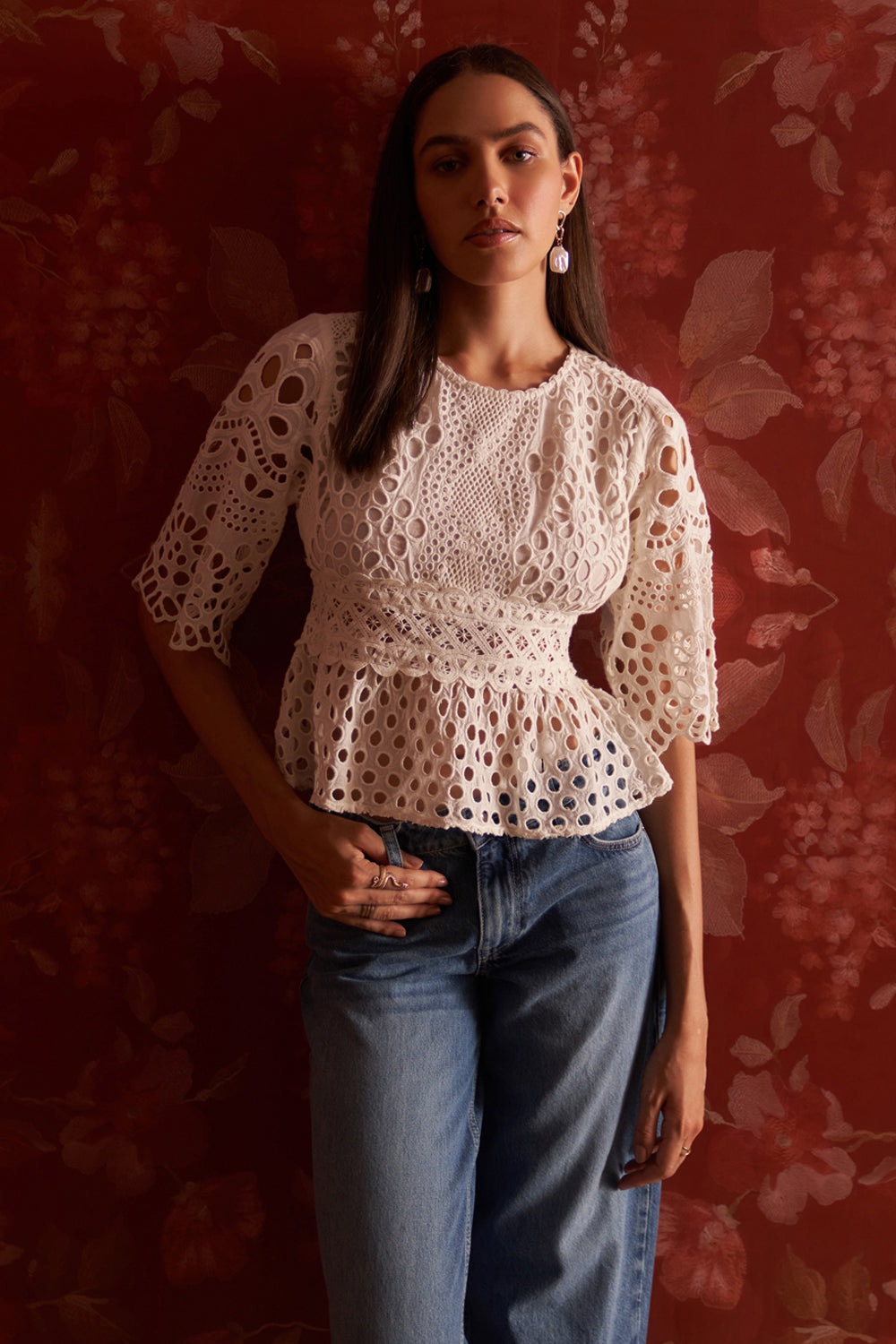 Tushita Mehta In Our Alice Peplum Top
