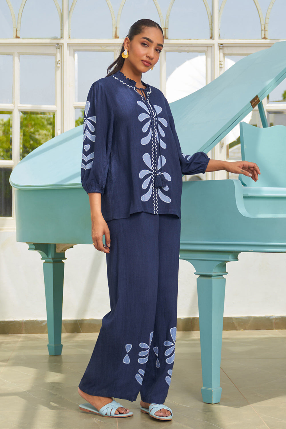 Margot Appliqué Top