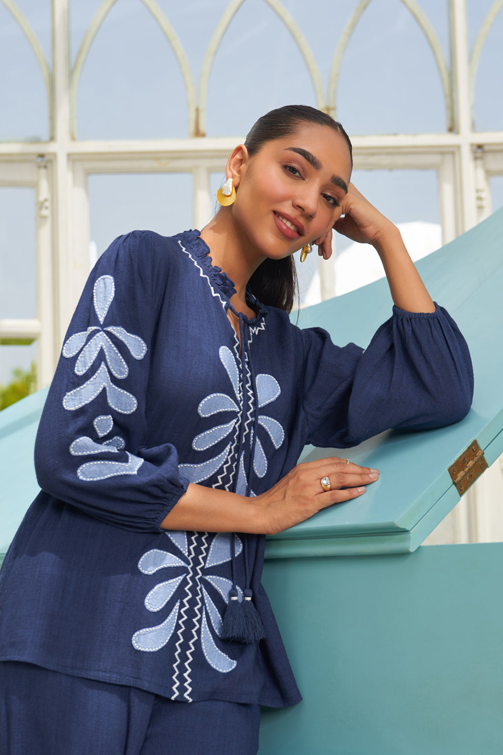 Margot Appliqué Top