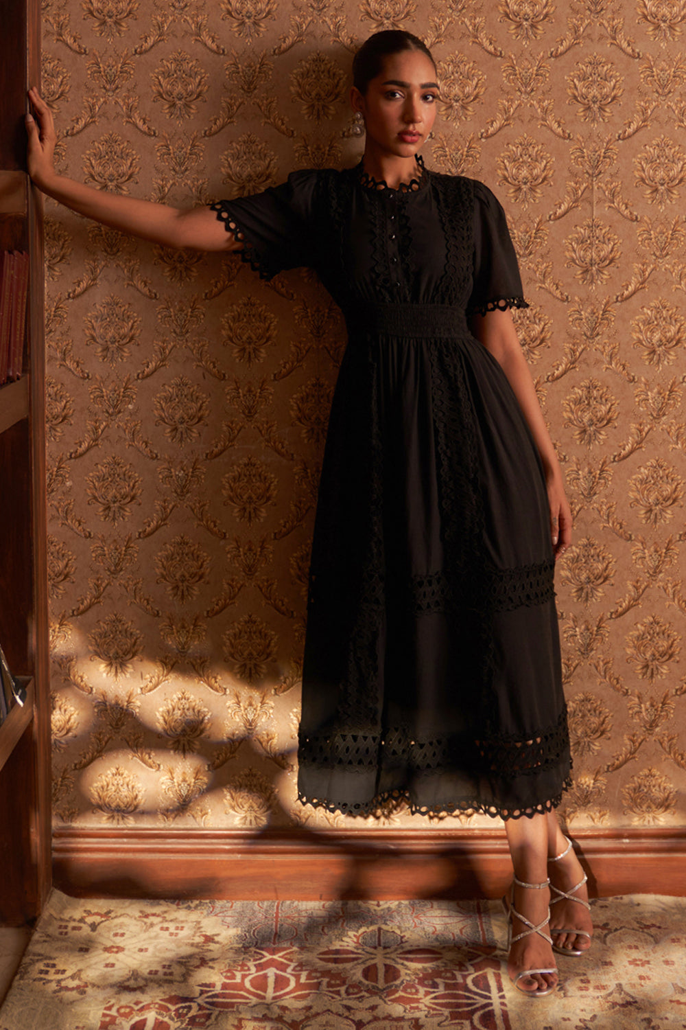 Tushita Mehta In Our Sabrina Black Dress