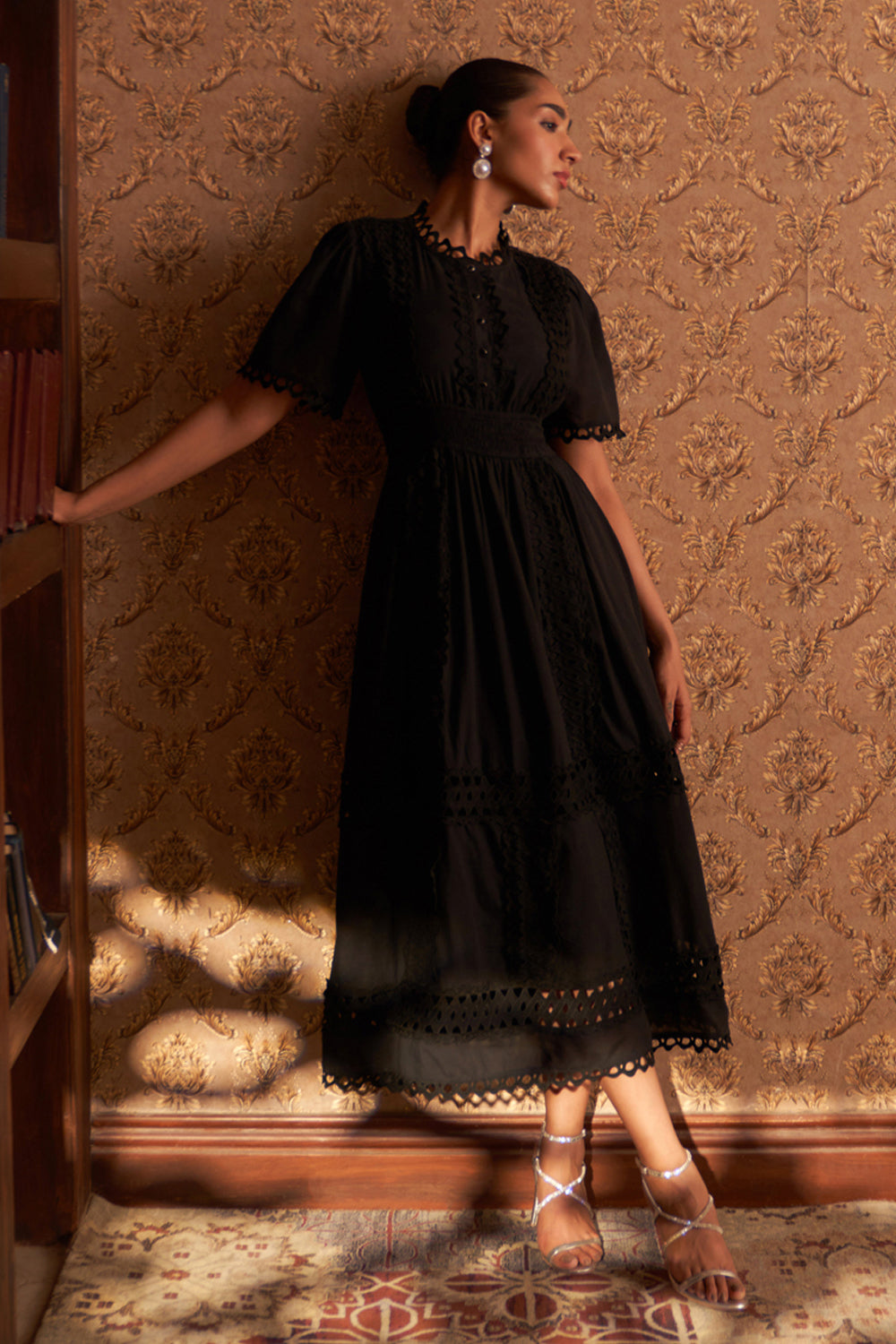 Tushita Mehta In Our Sabrina Black Dress