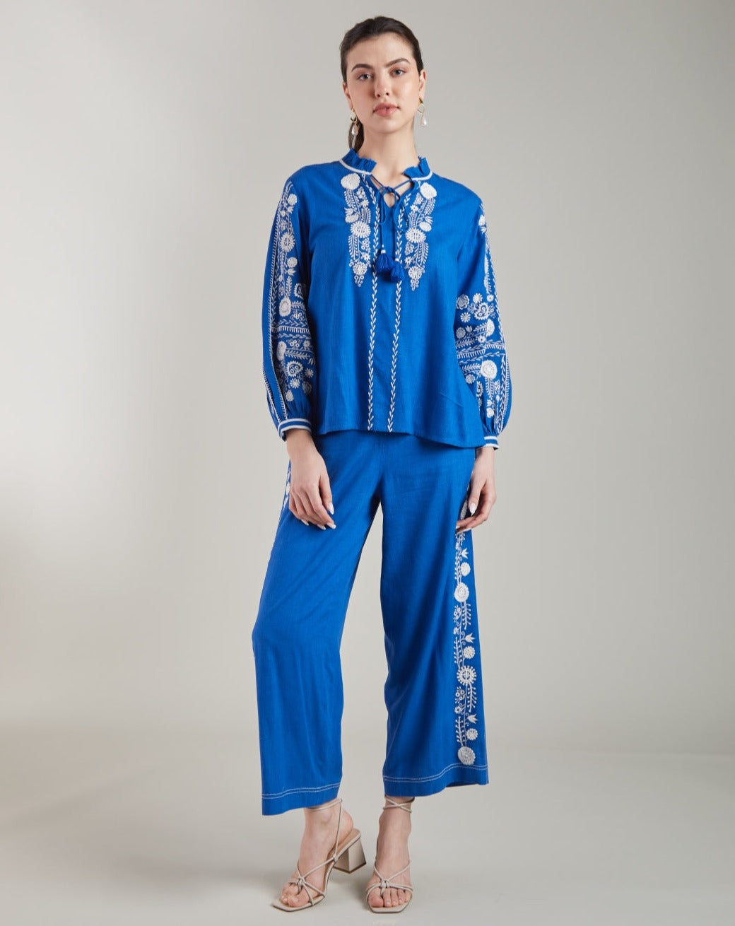 Amelie Blue Top