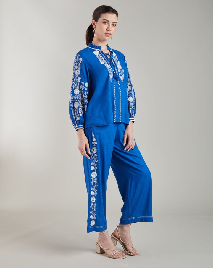 Amelie Blue Top