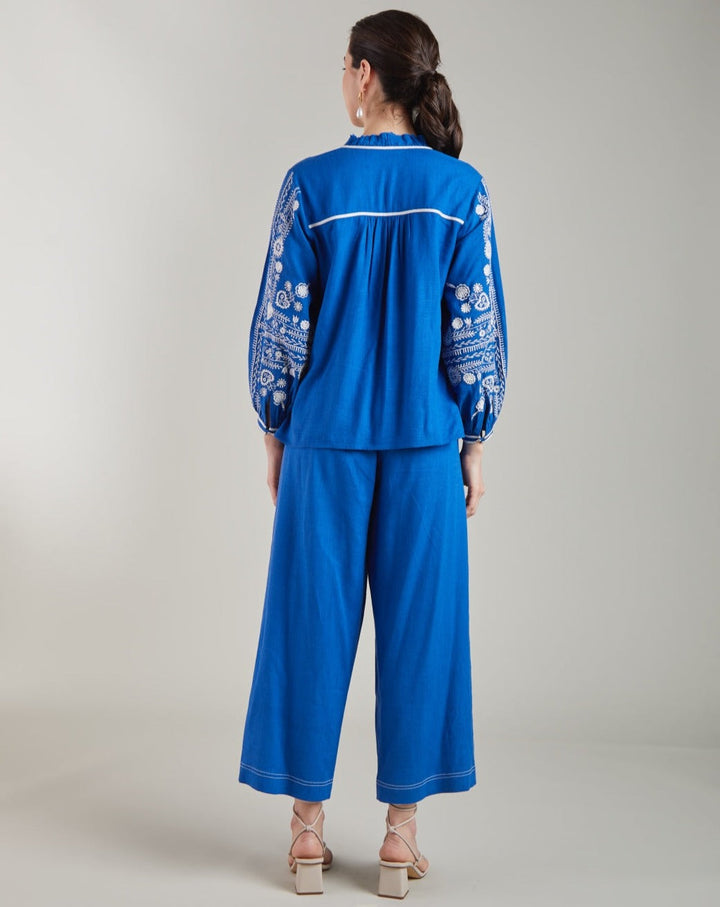 Amelie Blue Top