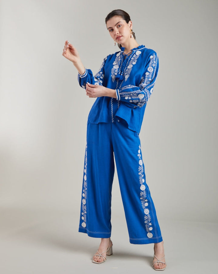 Malika Mehta In Our Amelie Blue Pants