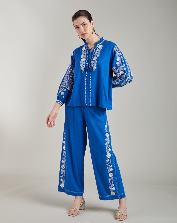 Amelie Blue Top