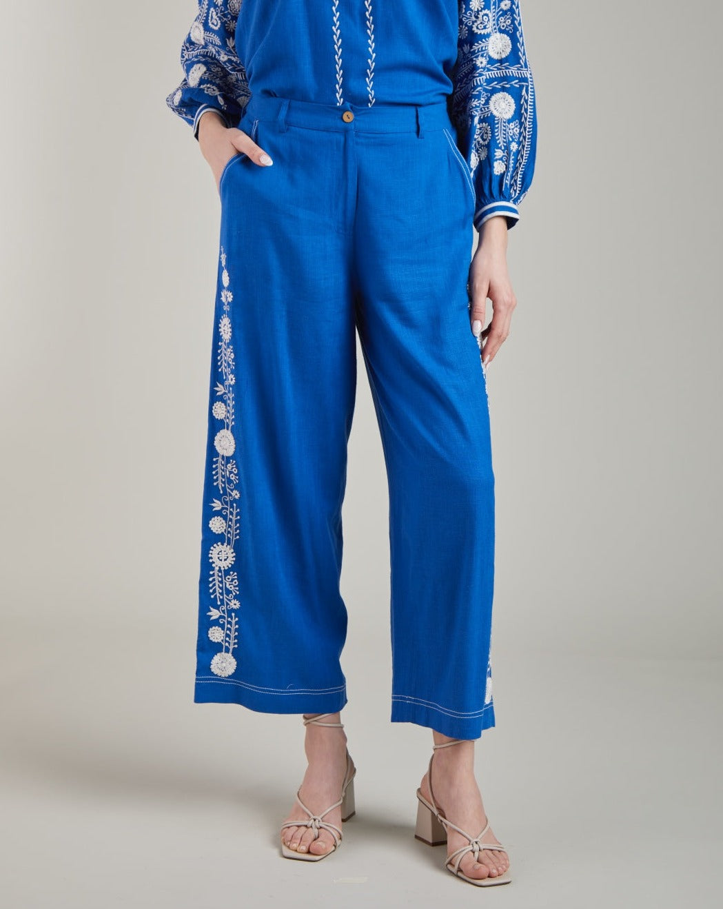 Malika Mehta In Our Amelie Blue Pants