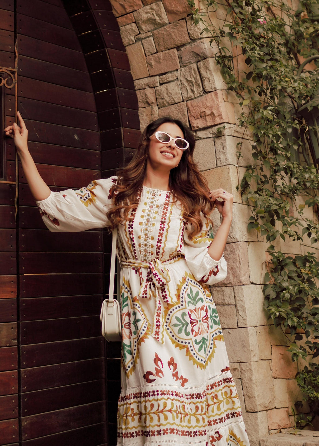 Sania Chadha in our Amy Printed Maxi