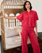 Tushita Mehta In Our Elsa Schiffli Top