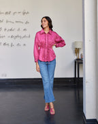 Divya Boppana In Our Pink Wave Shirt
