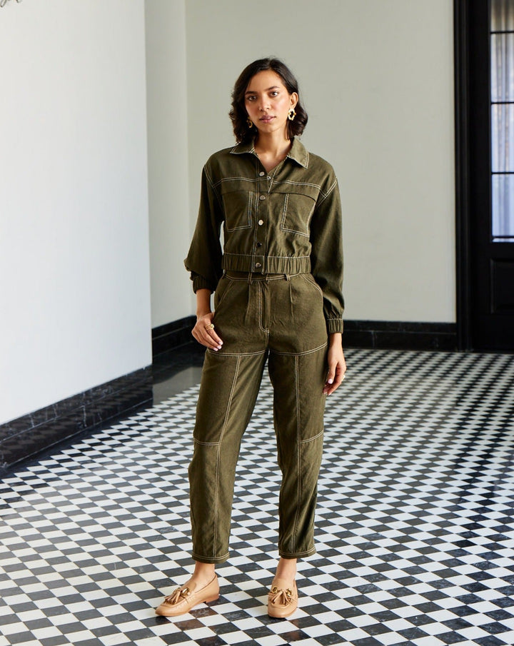 Emma Olive Pants