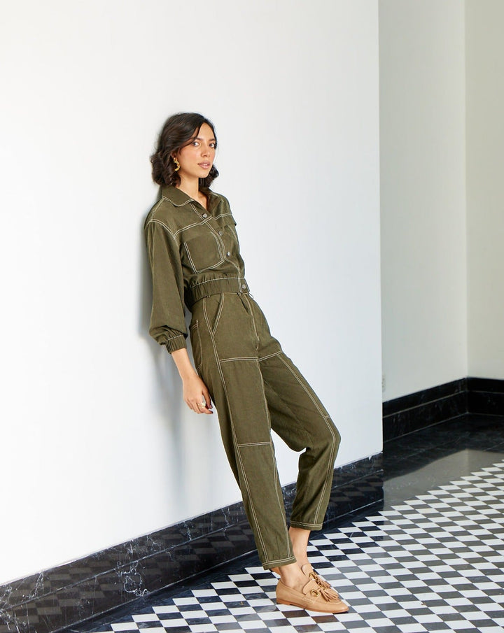 Emma Olive Pants