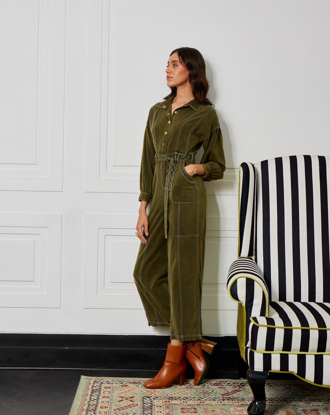 Kendal Olive Jumpsuit