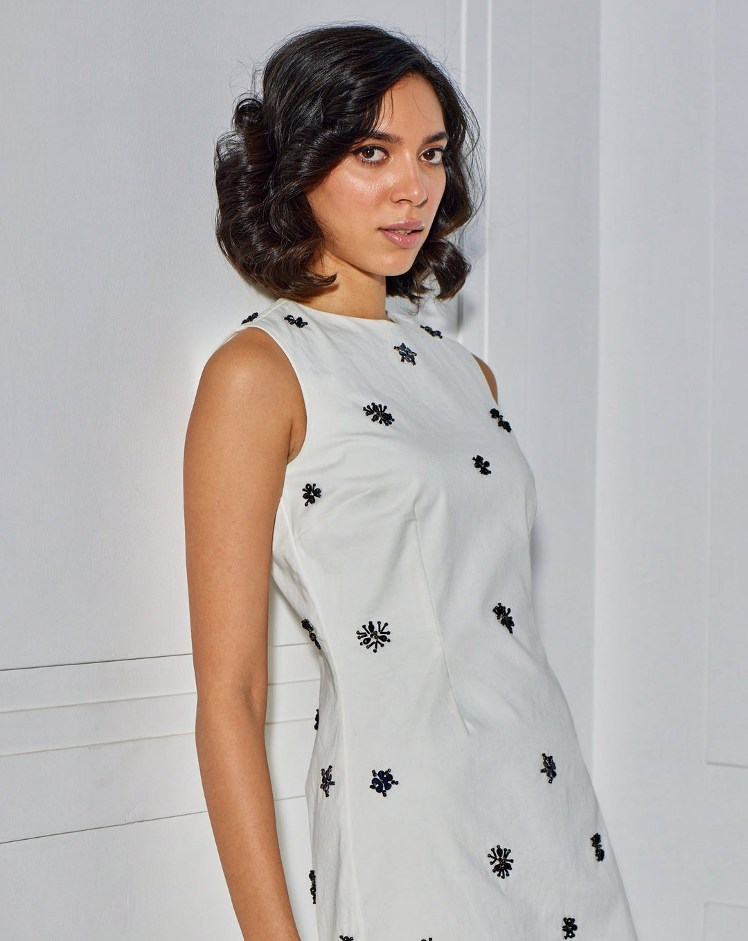 Saanchi Gilani In Our Laura White Dress