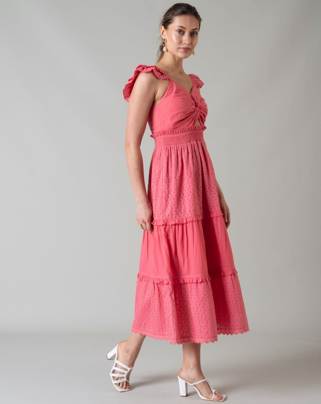Elle Pink Maxi Dress