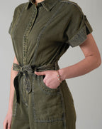 Nriti Shah In Our Adele Olive Jumpsuit