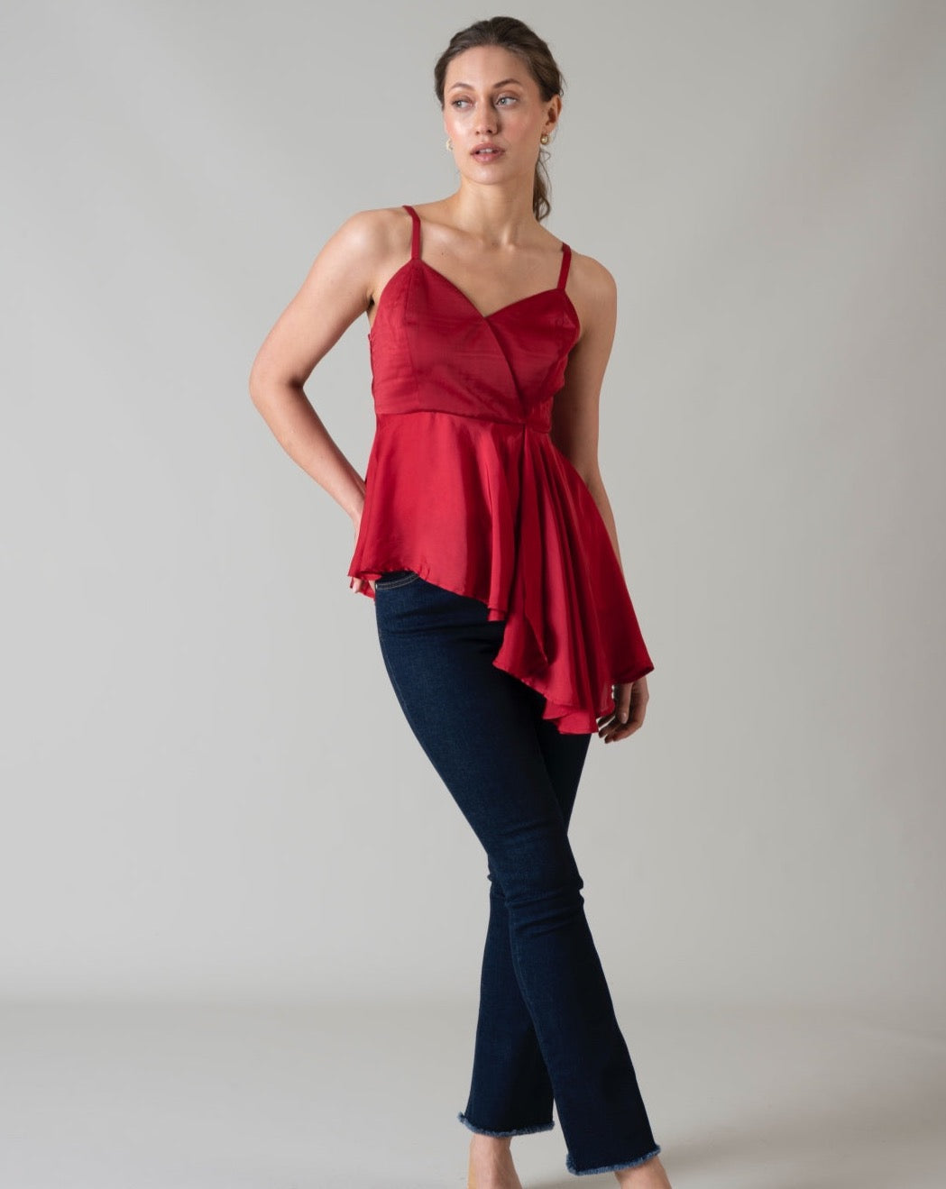 Tushita Mehta In Our Zoe Satin Top