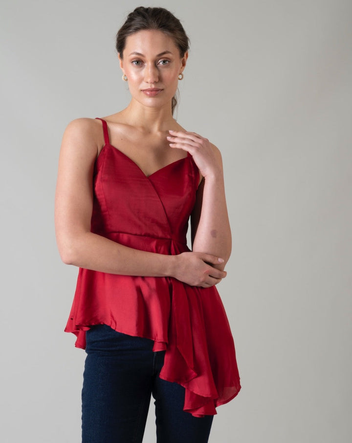 Tushita Mehta In Our Zoe Satin Top