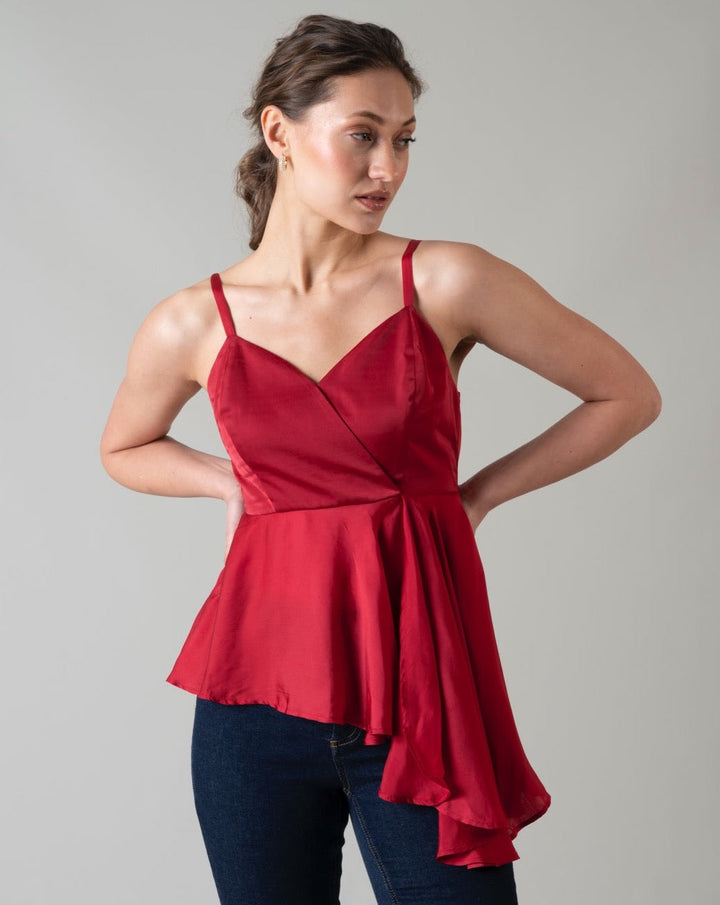 Tushita Mehta In Our Zoe Satin Top