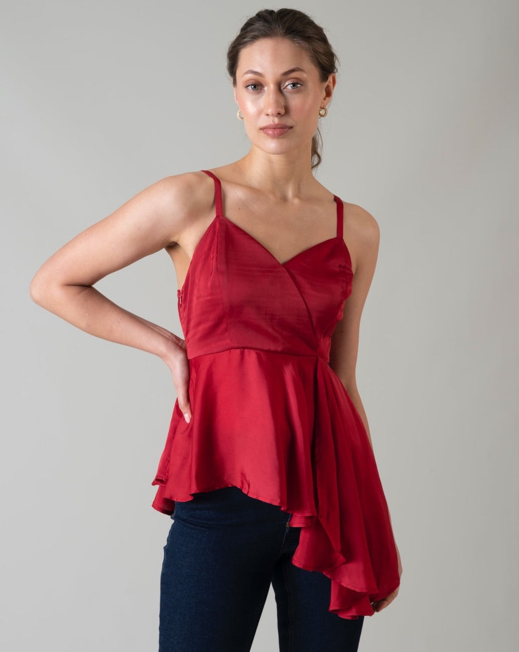 Tushita Mehta In Our Zoe Satin Top