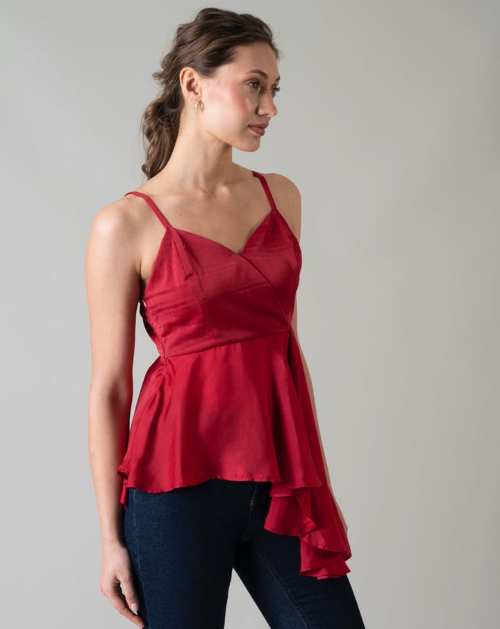 Tushita Mehta In Our Zoe Satin Top