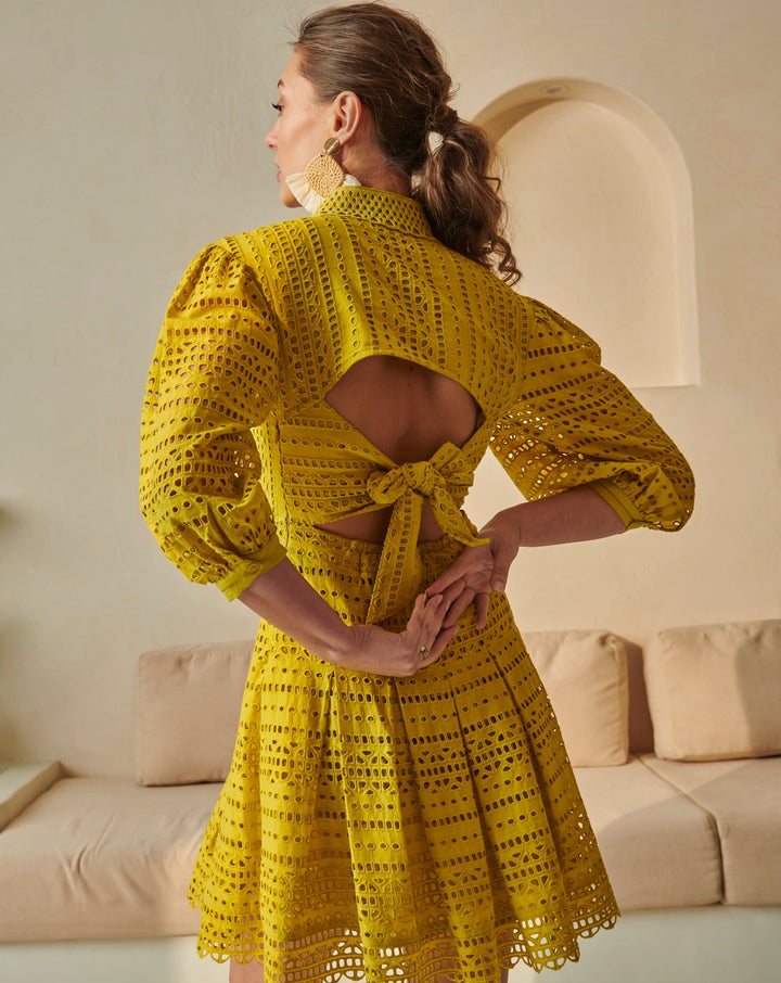 Thea Lime Dress