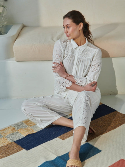 Alba Schiffli Shirt