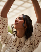 Deepika Ghose In Our Amber White Blouse