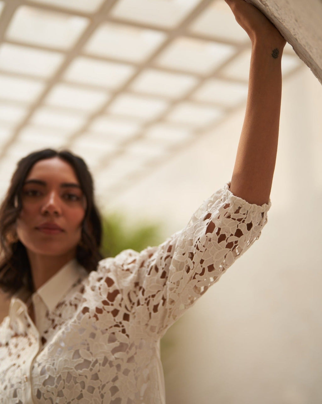 Deepika Ghose In Our Amber White Blouse