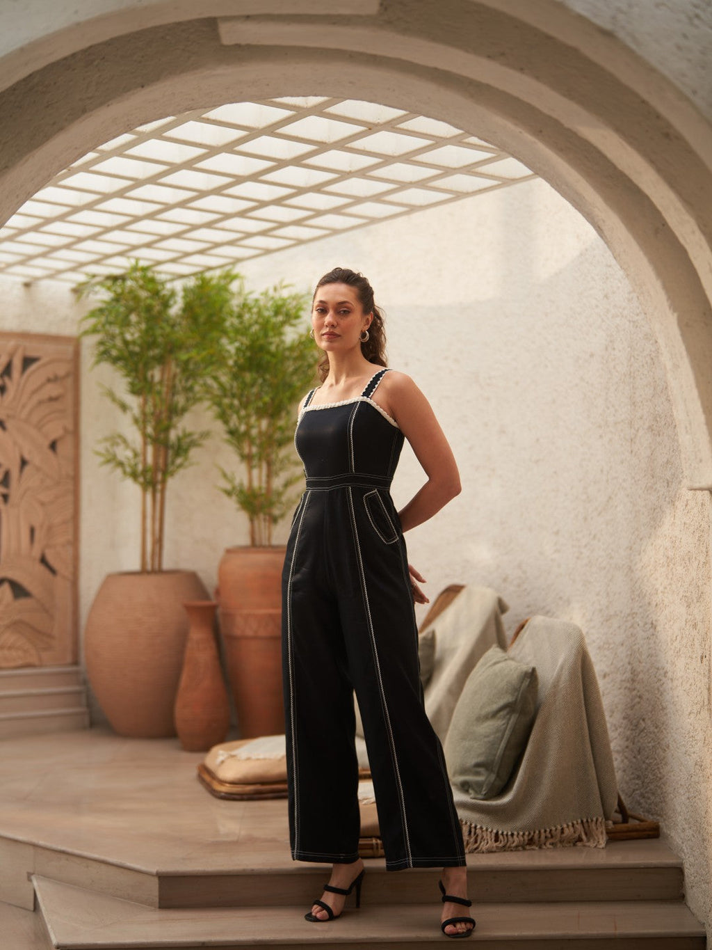 Isla Black Jumpsuit