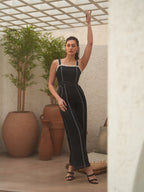 Isla Black Jumpsuit
