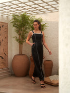 Isla Black Jumpsuit