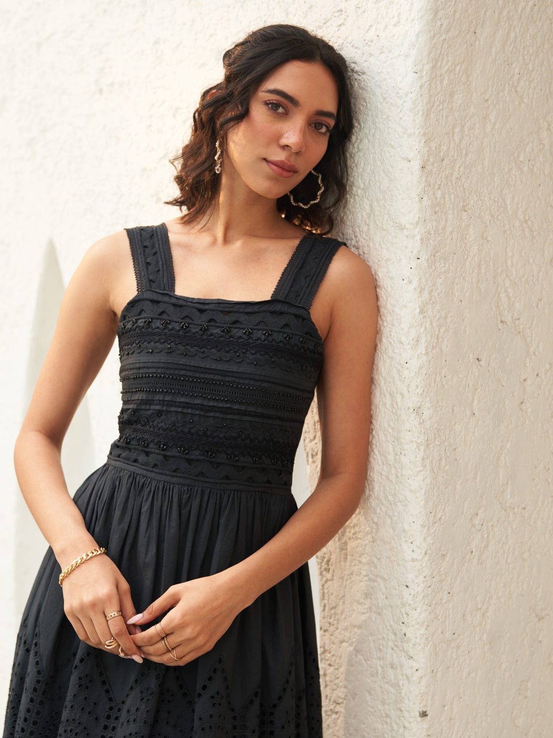 Maia Sethna In Our Charlotte Black Dress