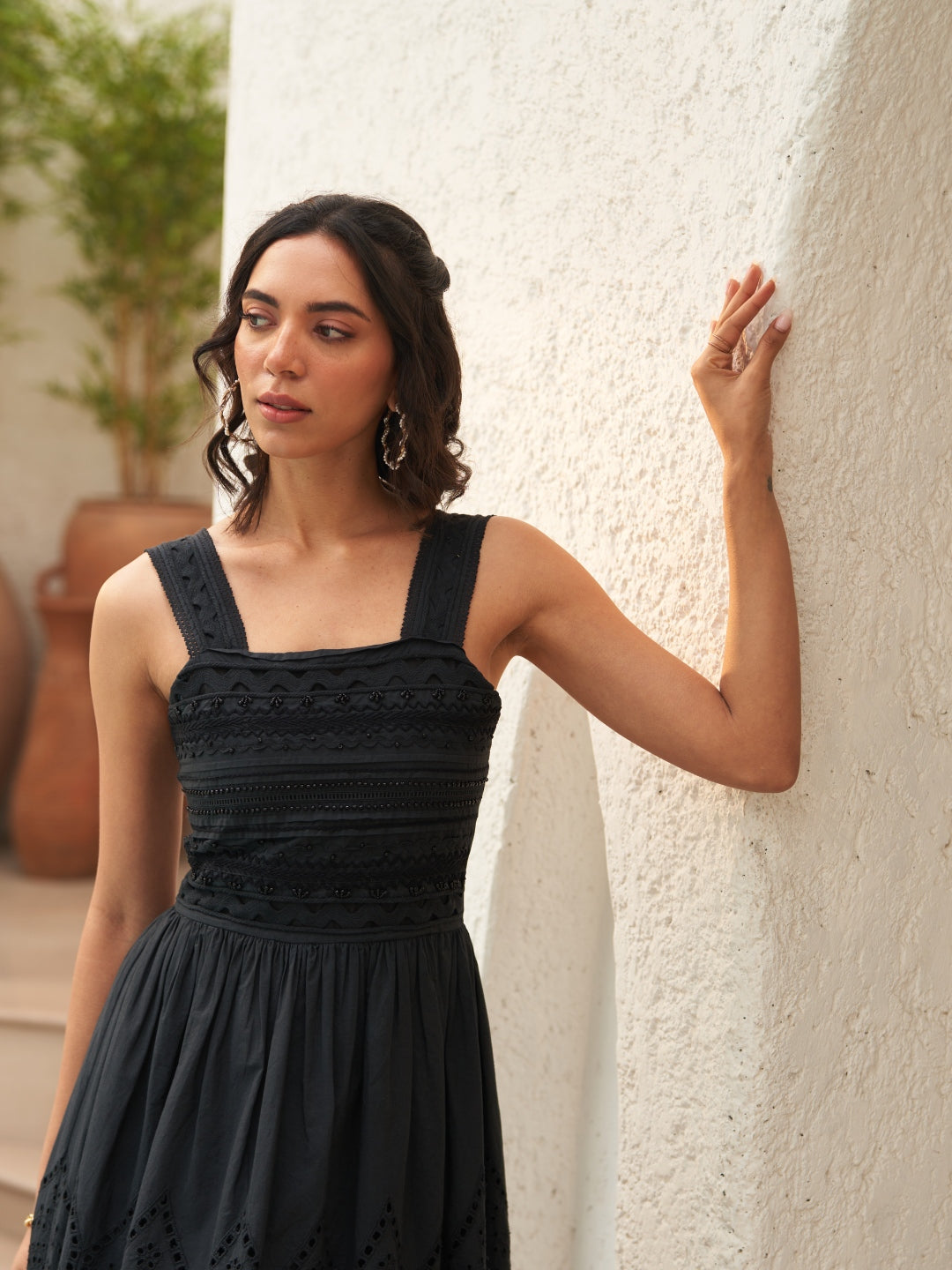 Maia Sethna In Our Charlotte Black Dress